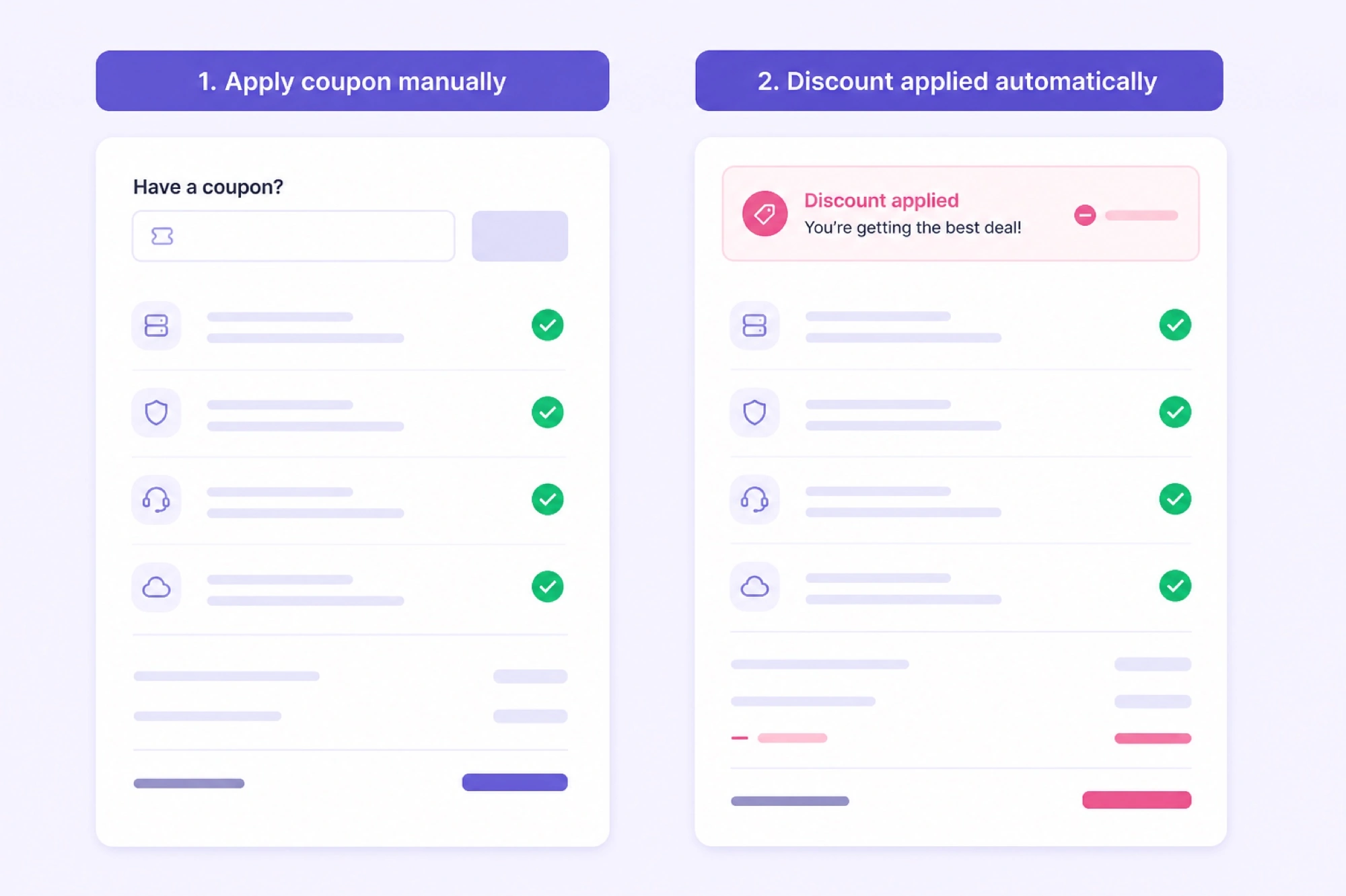 Hostinger Premium versus Business WordPress hosting plans compared side by side under a coupon discount
