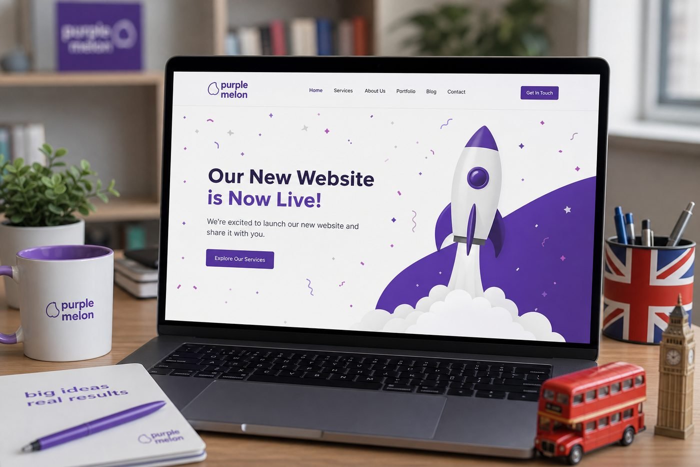 Newly launched WordPress website after buying Hostinger UK hosting