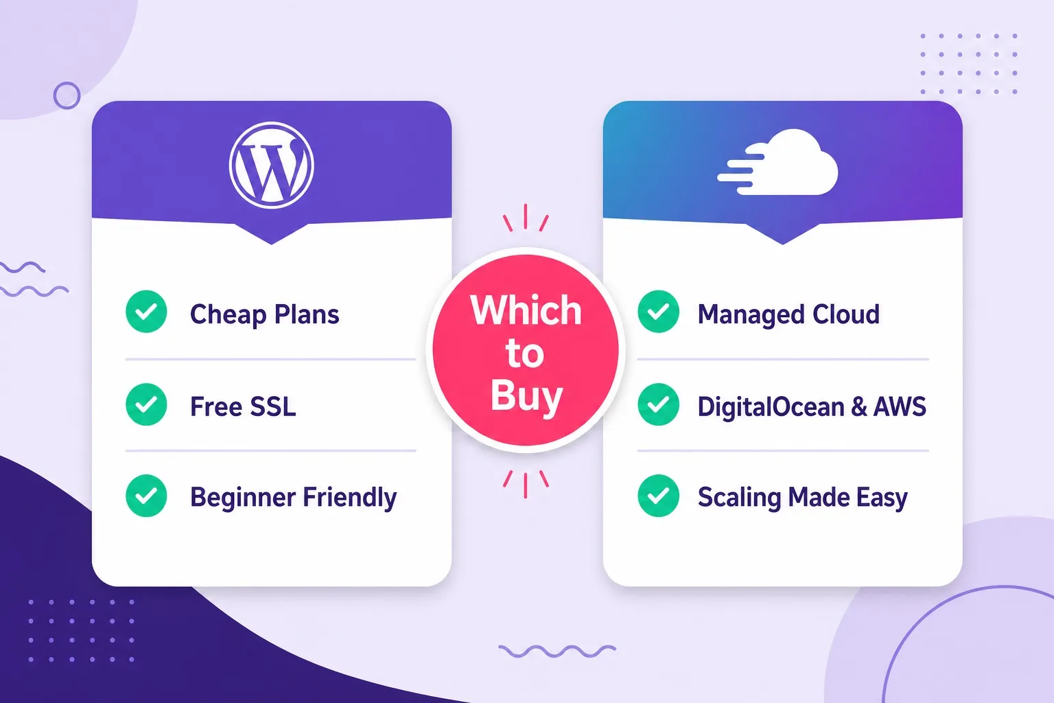 Cloudways vs Hostinger WordPress hosting comparison overview