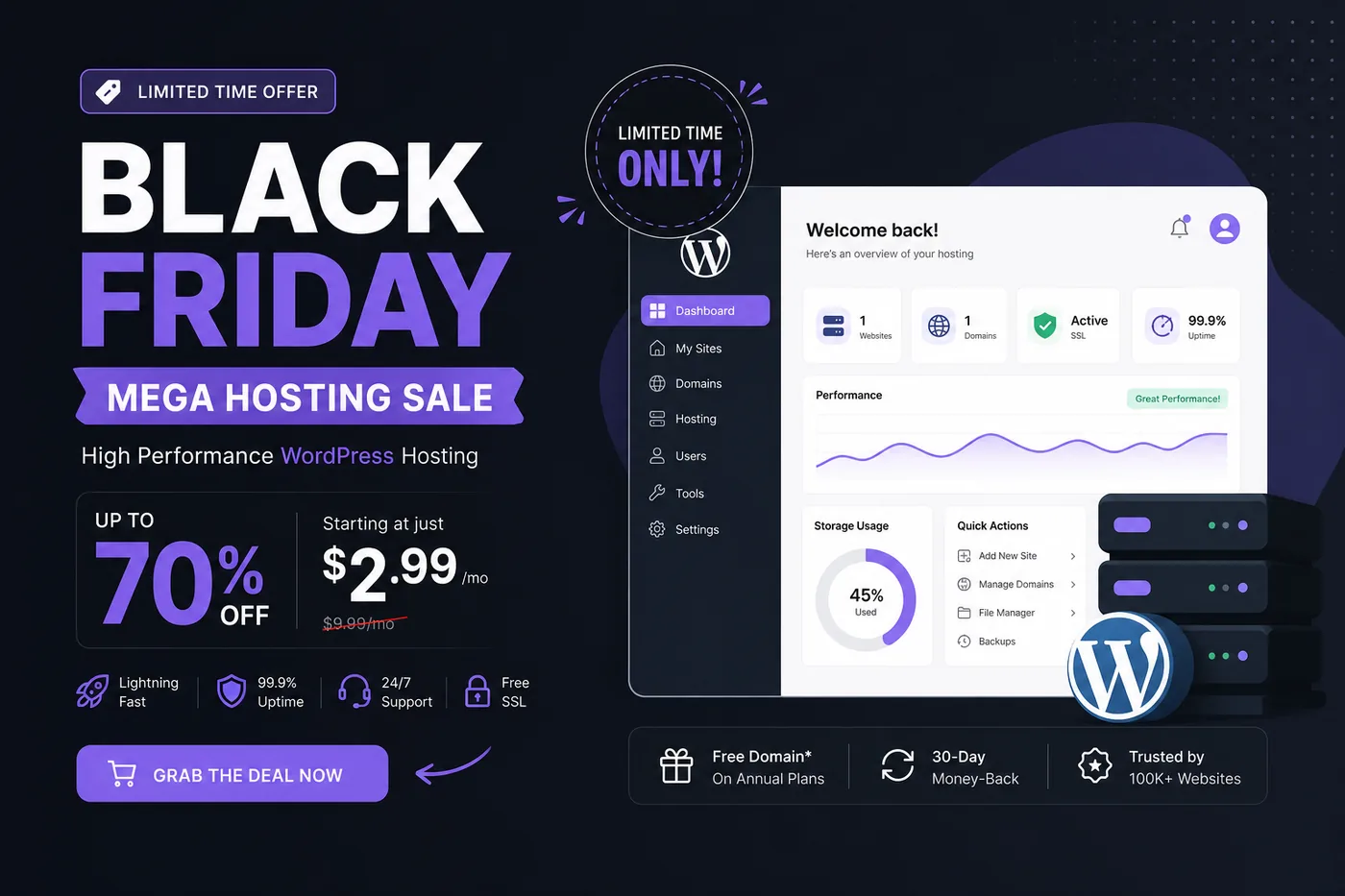 Hostinger Black Friday Sale 2026 WordPress hosting discount overview