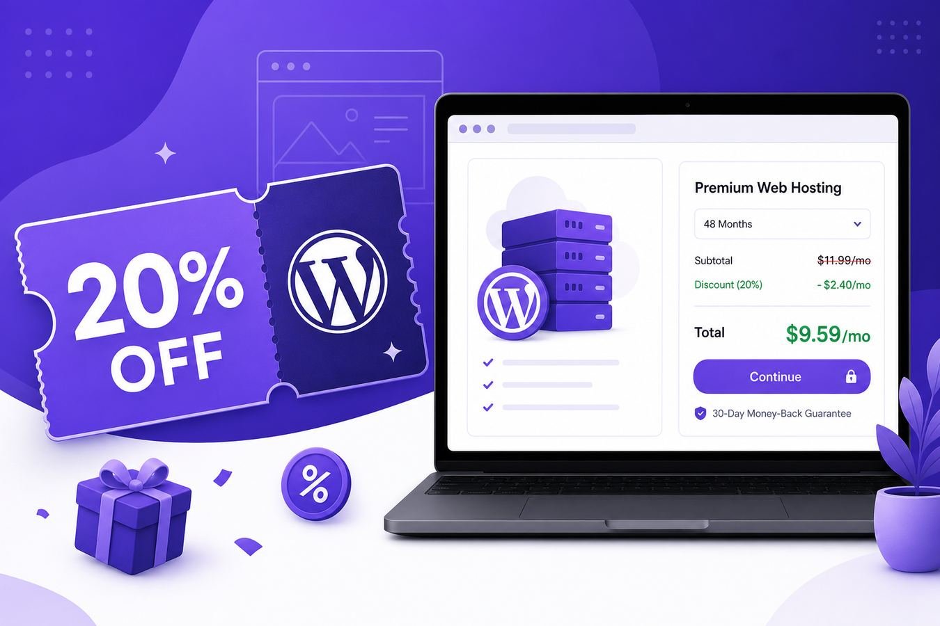 Hostinger coupon and discount codes for WordPress hosting plans