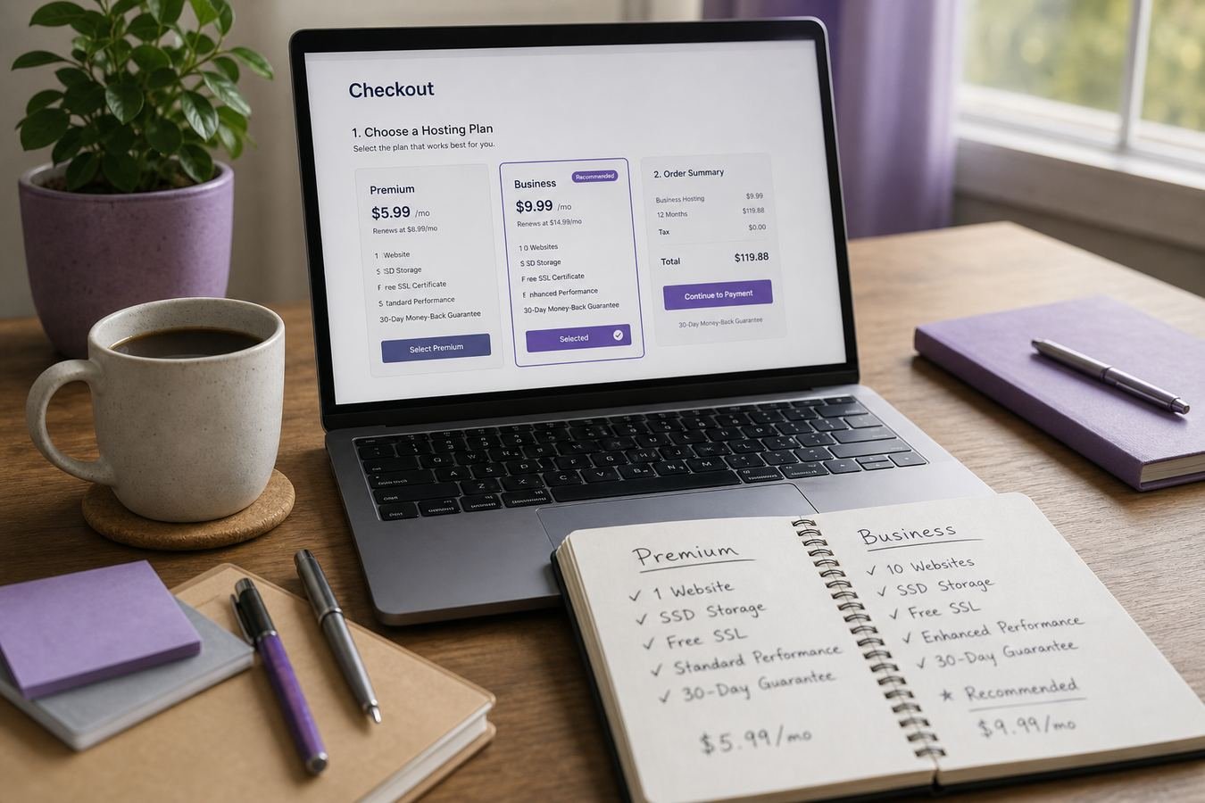 Choosing between Hostinger Premium and Business for a beginner WordPress site
