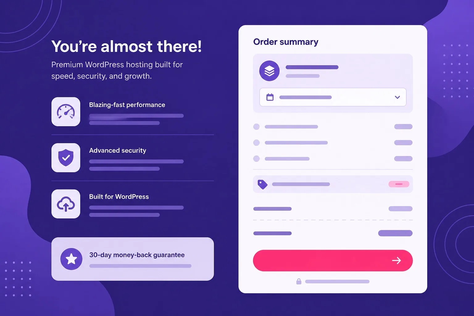 Hostinger checkout order summary for WordPress hosting cost before you buy