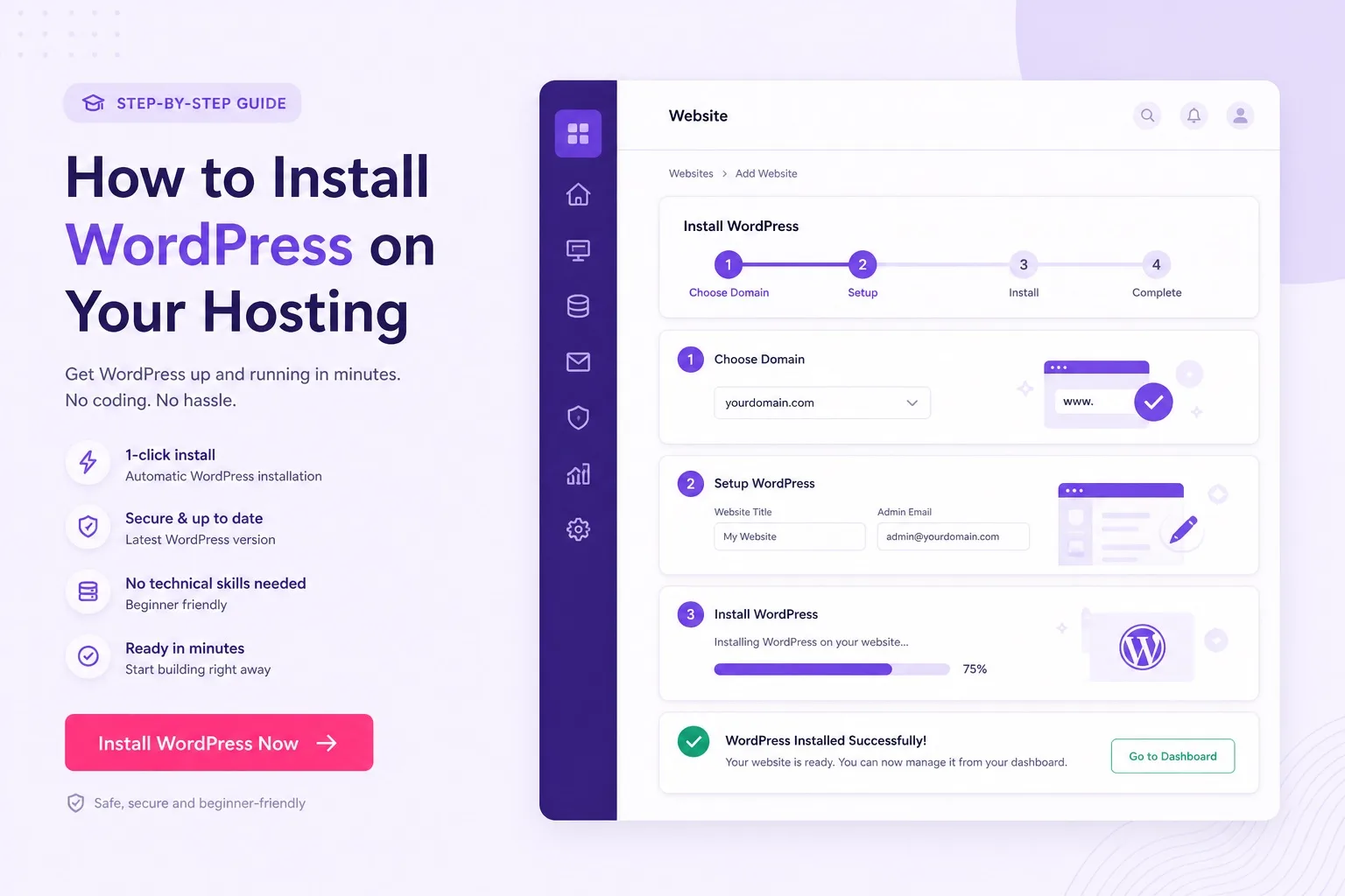 How to install WordPress on Hostinger steps and best plan overview