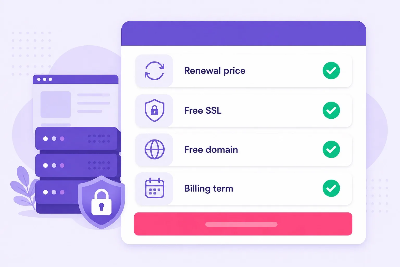 Hostinger web hosting deals checklist for renewal SSL and domain