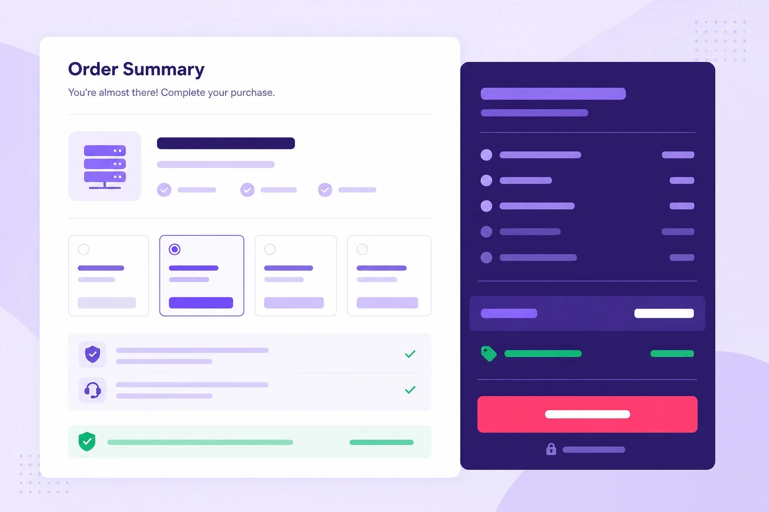 Hostinger web hosting deals checkout and order summary checks