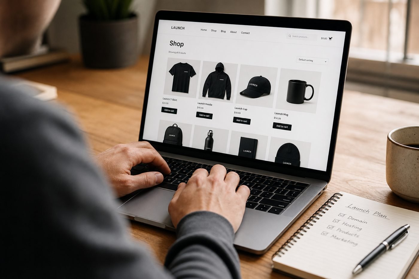 Steps to launch a WooCommerce store on Hostinger WordPress hosting